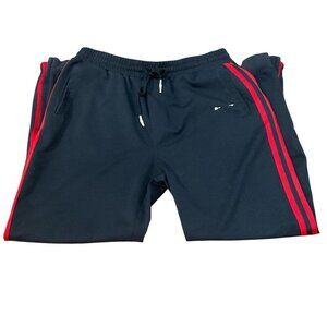 The Upside Track Men's Sweatpants Pants US Size 34 /M Navy/red Zip On Leg Active